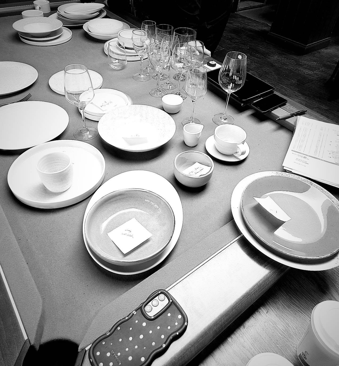 Tableware selection